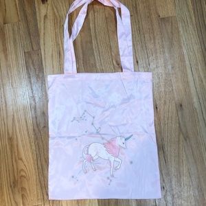 Super cute pink unicorn reusable bag